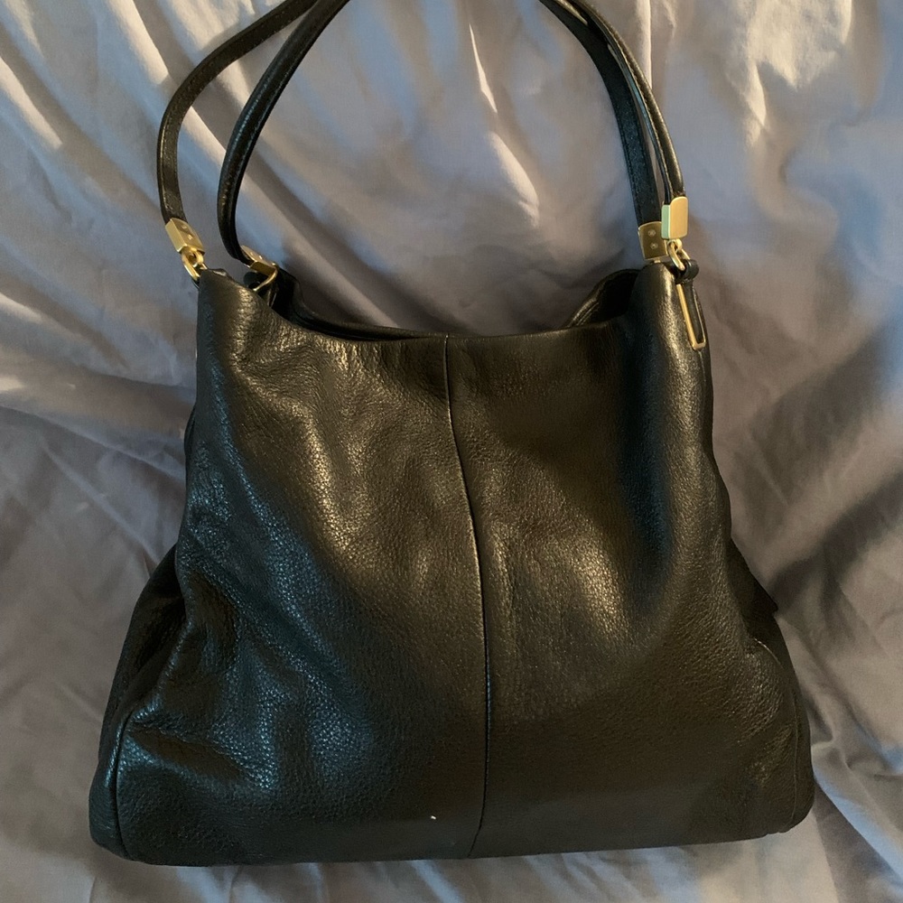 Black Coach shoulder bag